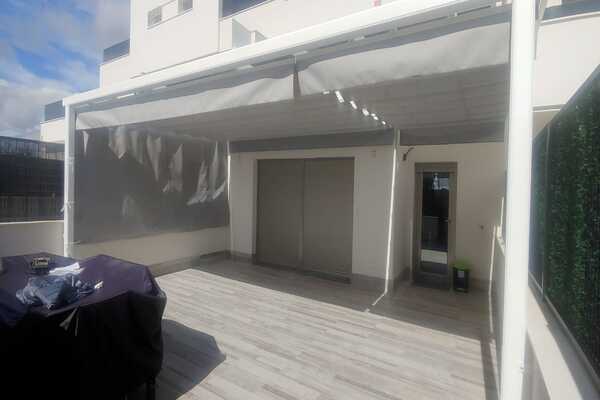 Pérgola de pared
